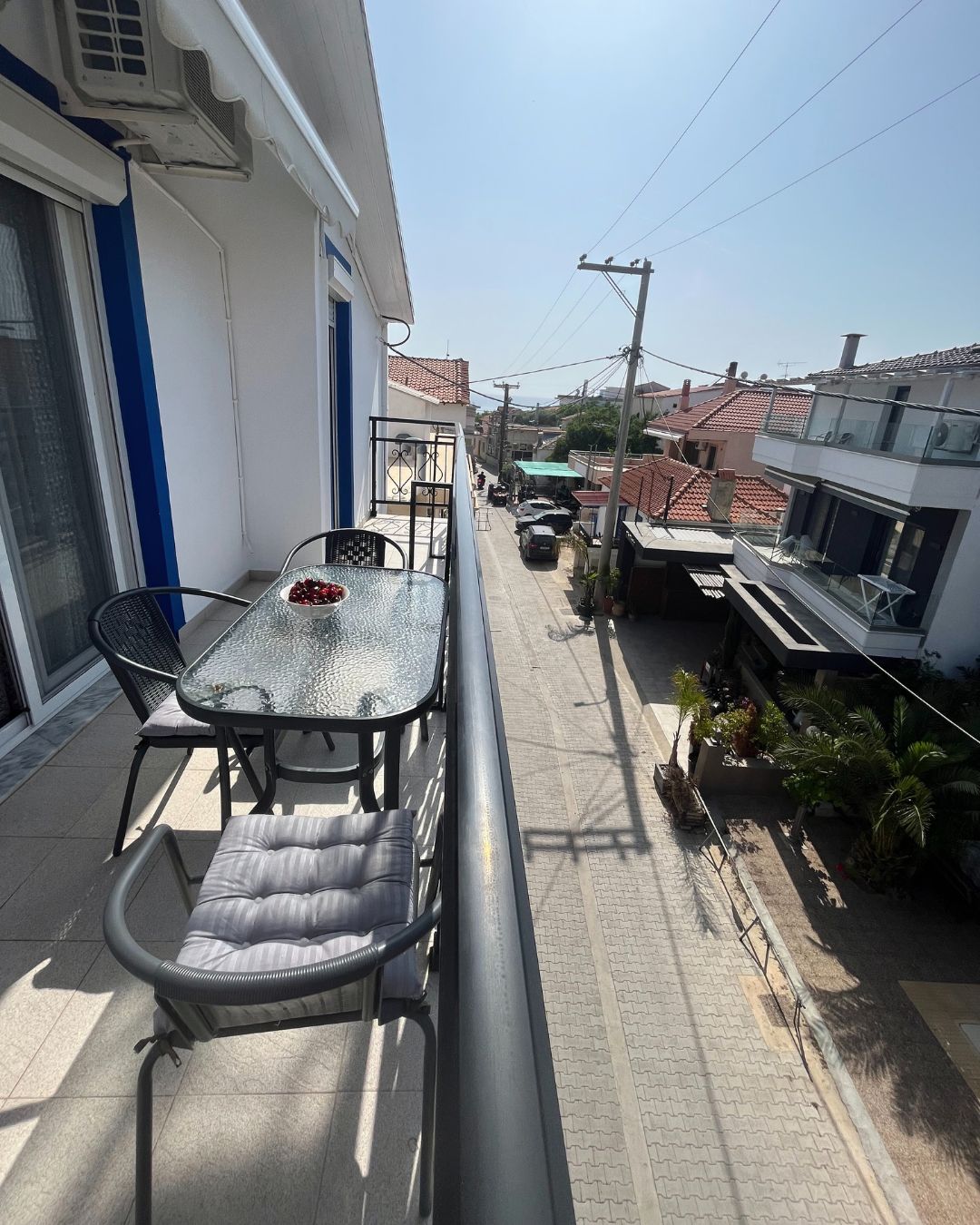 Apartment for 4 people in Thassos - balcony with view